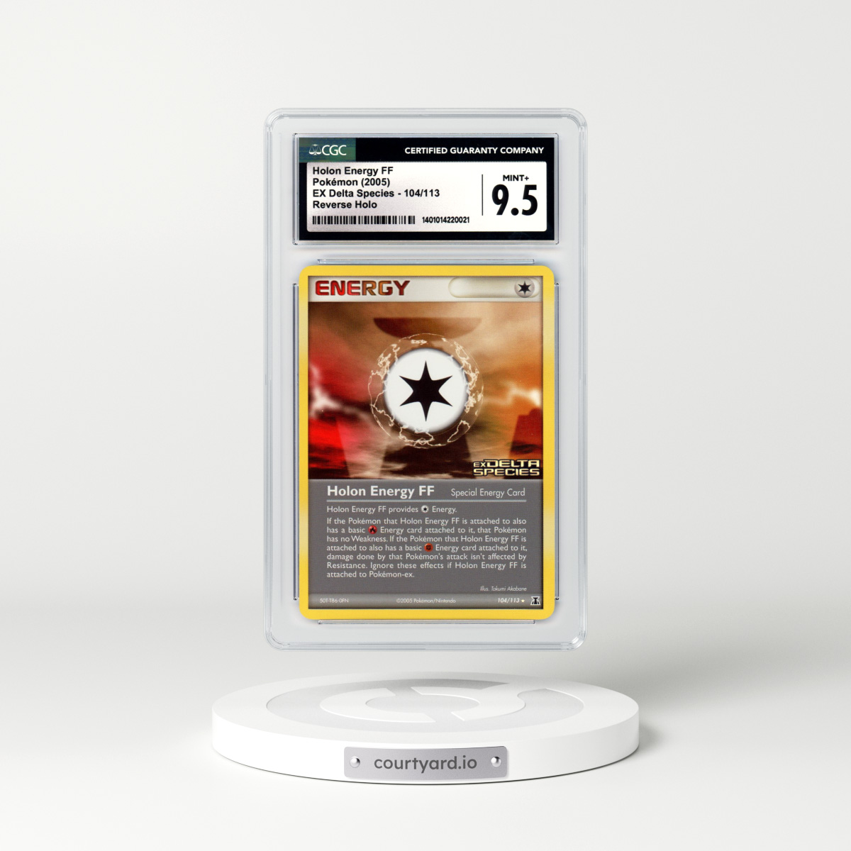 2005 EX Delta Species #104 Holon Energy FF - Holo (CGC 9.5 MINT+)