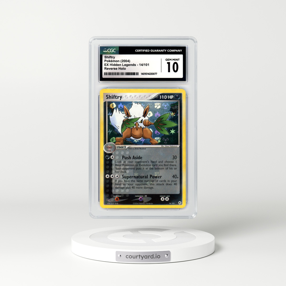 2004 EX Hidden Legends #14 Shiftry - Holo (CGC 10 GEM MINT)