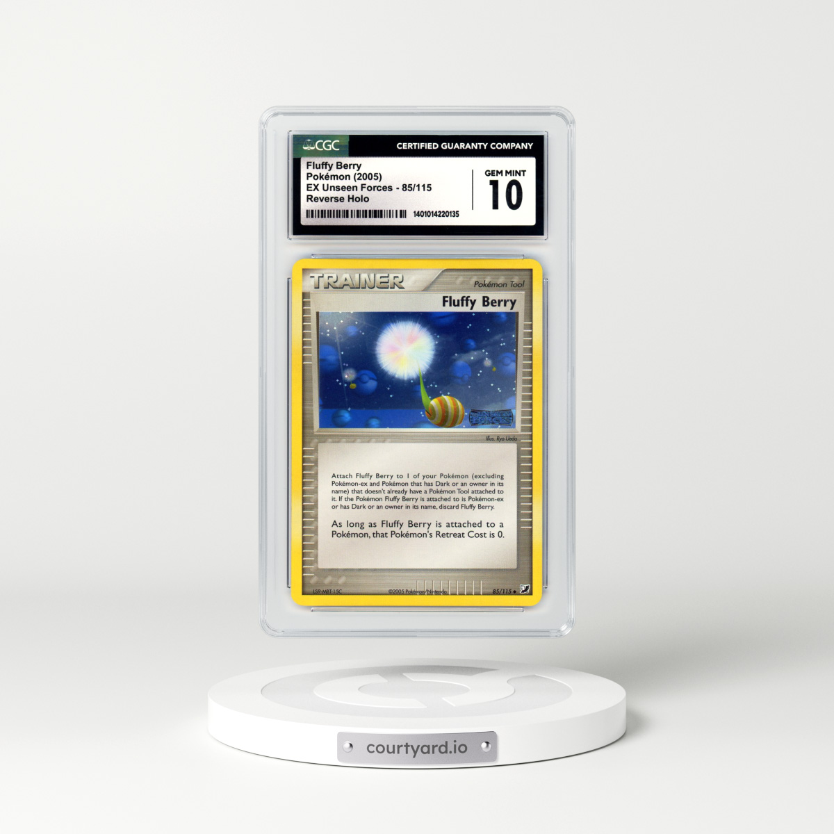 2005 EX Unseen Forces #85 Fluffy Berry - Holo (CGC 10 GEM MINT)