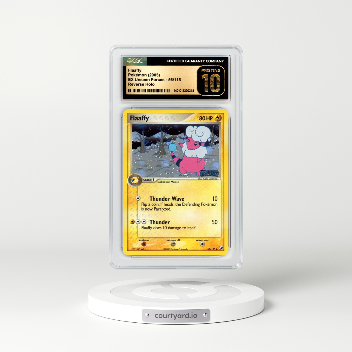 2005 EX Unseen Forces #56 Flaaffy - Holo (CGC 10 PRISTINE)