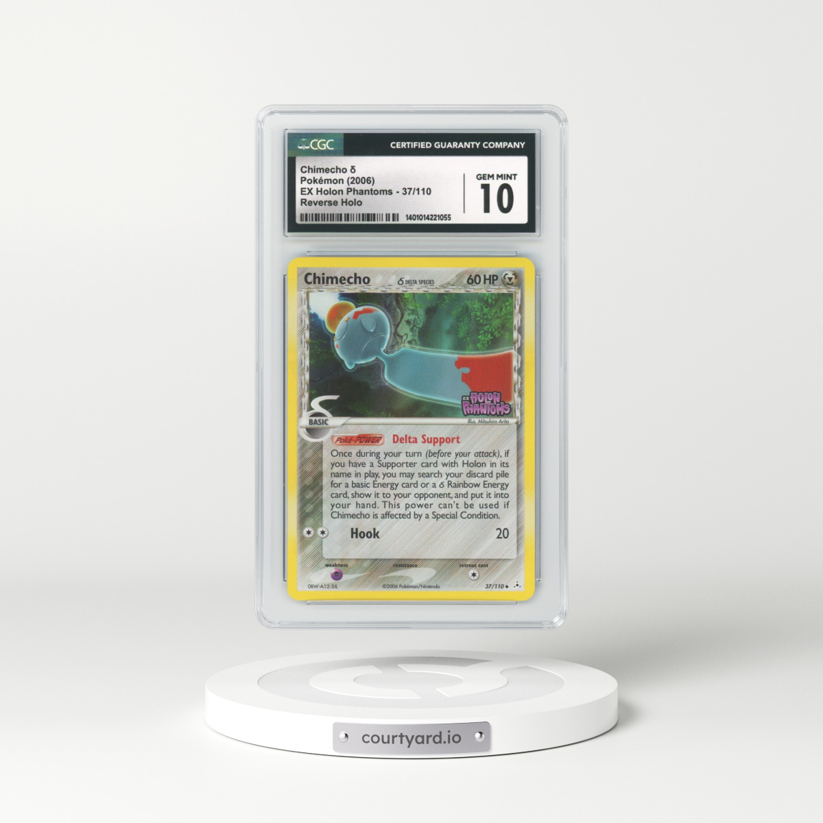 2006 EX Holon Phantoms #37 Chimecho - Holo (CGC 10 GEM MINT)