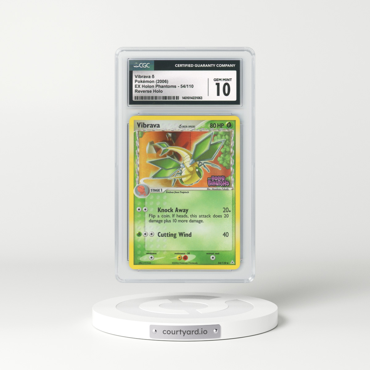 2006 EX Holon Phantoms #54 Vibrava - Holo (CGC 10 GEM MINT)
