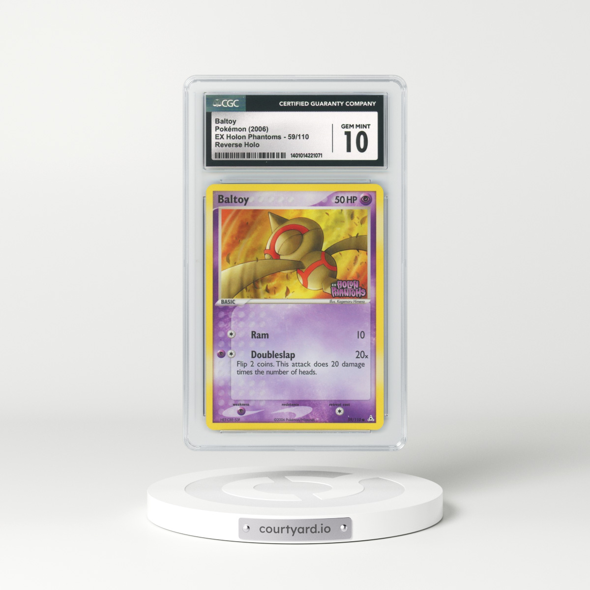 2006 EX Holon Phantoms #59 Baltoy - Holo (CGC 10 GEM MINT)