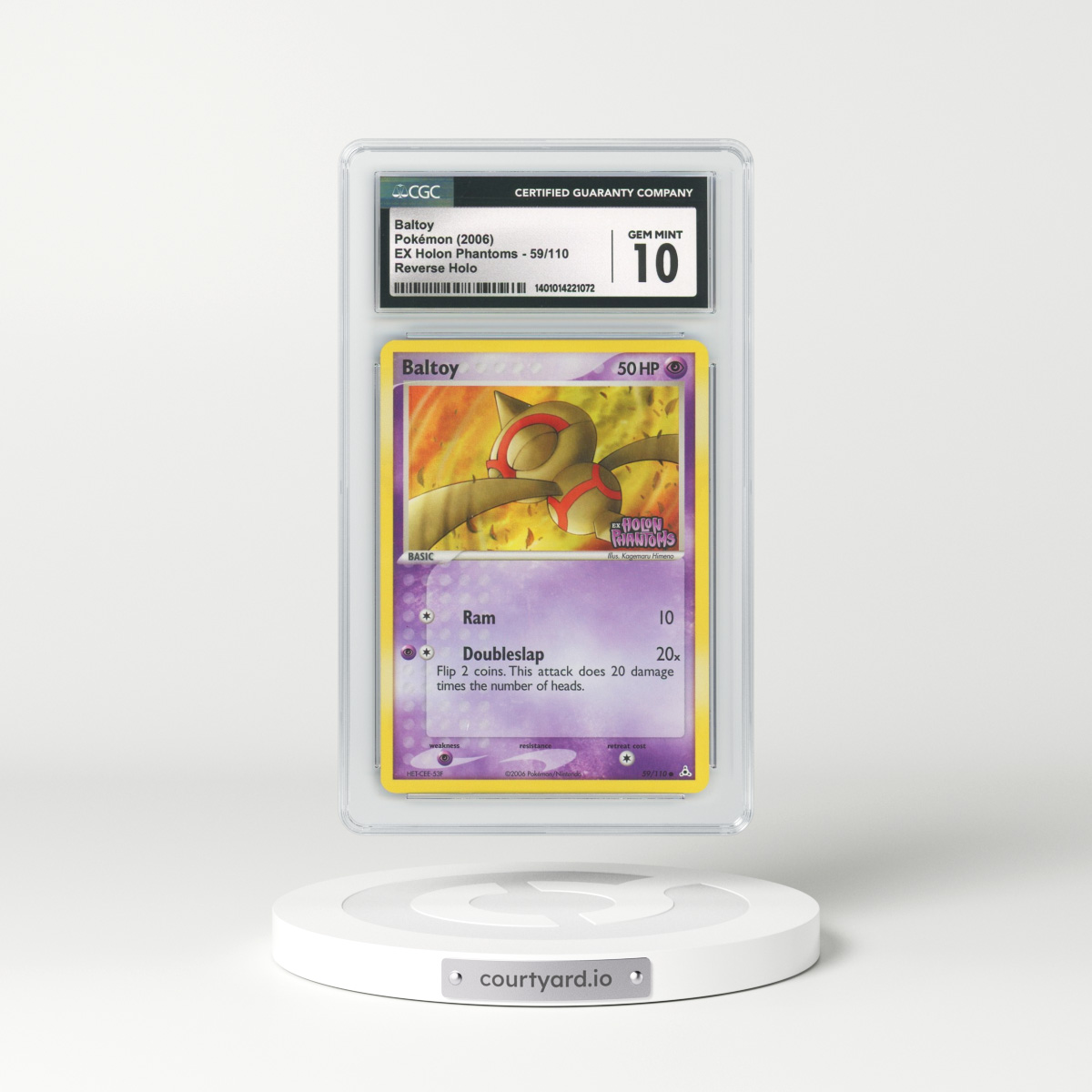 2006 EX Holon Phantoms #59 Baltoy - Holo (CGC 10 GEM MINT)