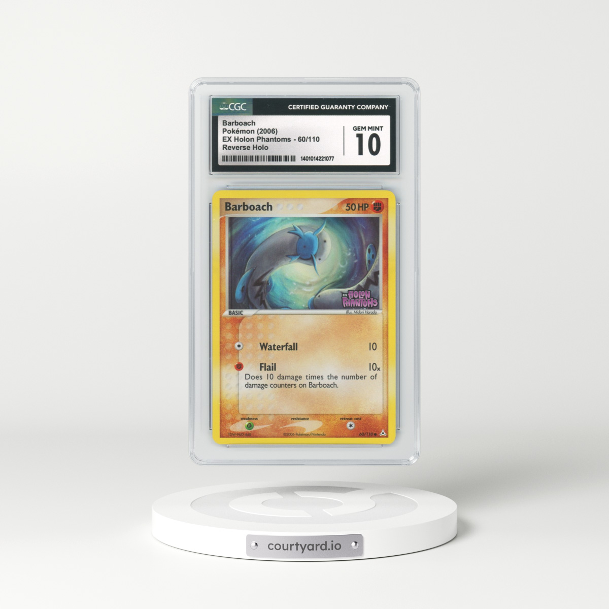 2006 EX Holon Phantoms #60 Barboach - Holo (CGC 10 GEM MINT)