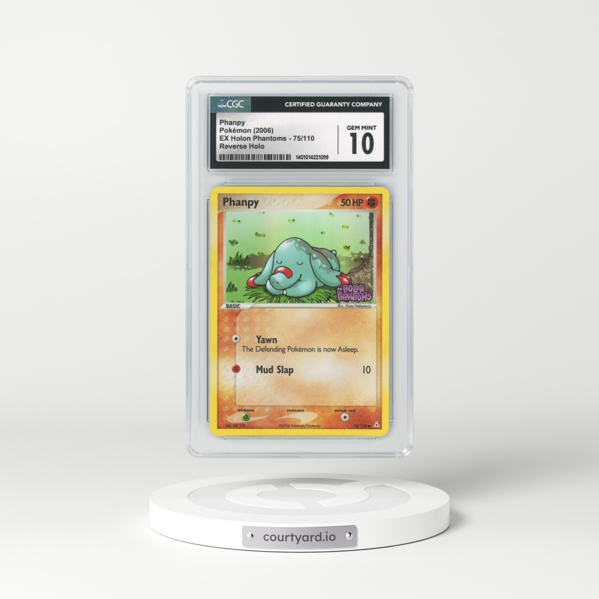 2006 EX Holon Phantoms #75 Phanpy - Holo (CGC 10 GEM MINT)