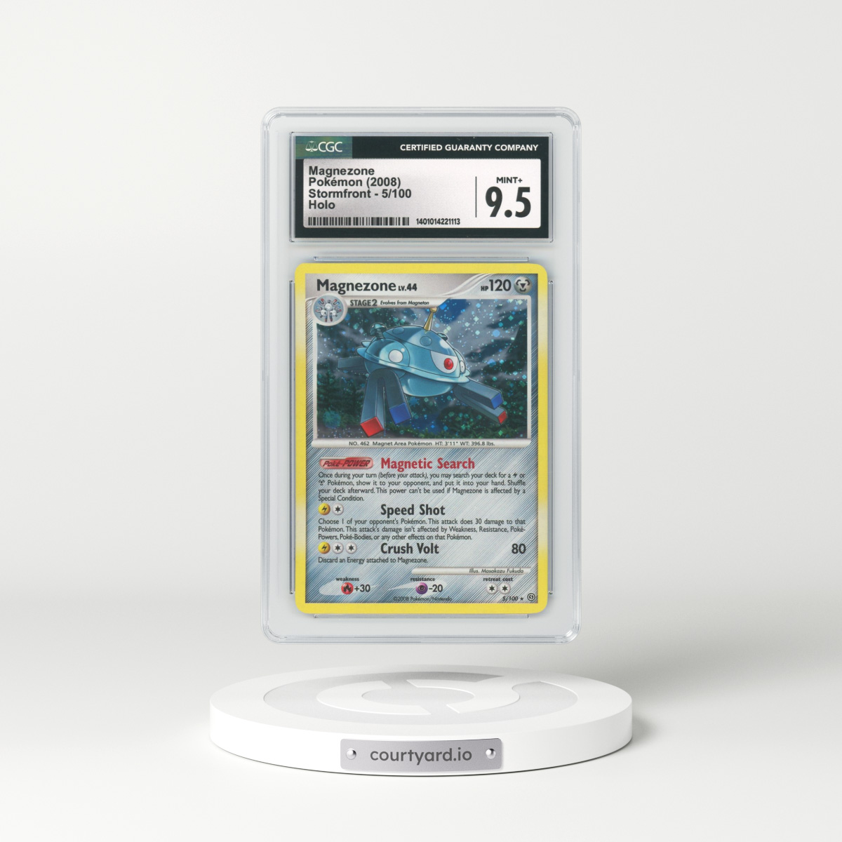2008 Stormfront #5 Magnezone - Holo (CGC 9.5 MINT+)