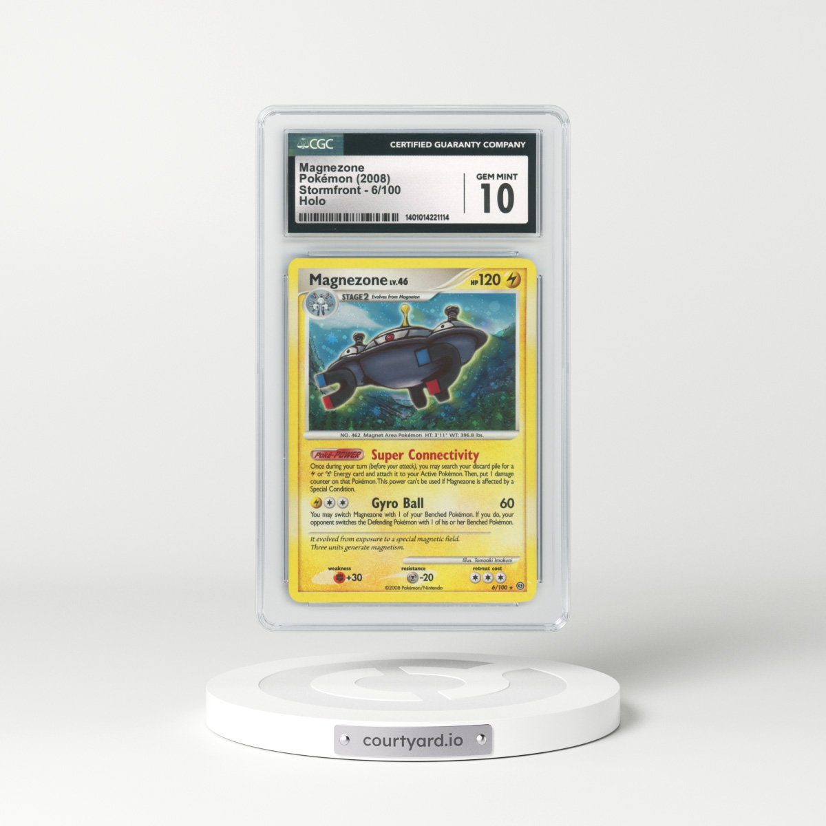 2008 Stormfront #6 Magnezone - Holo (CGC 10 GEM MINT)