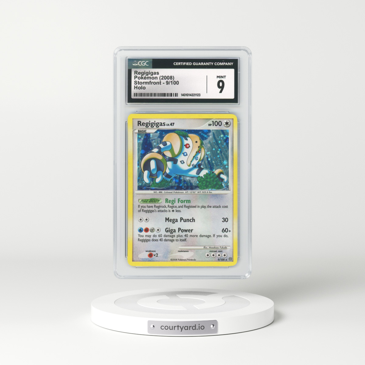 2008 Stormfront #9 Regigigas - Holo (CGC 9 MINT)