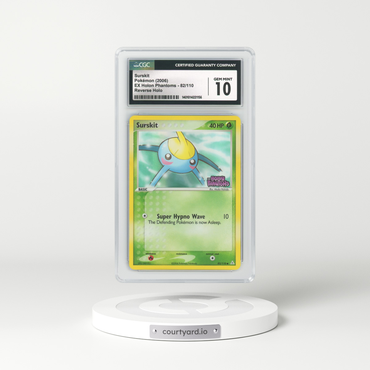2006 EX Holon Phantoms #82 Surskit - Holo (CGC 10 GEM MINT)