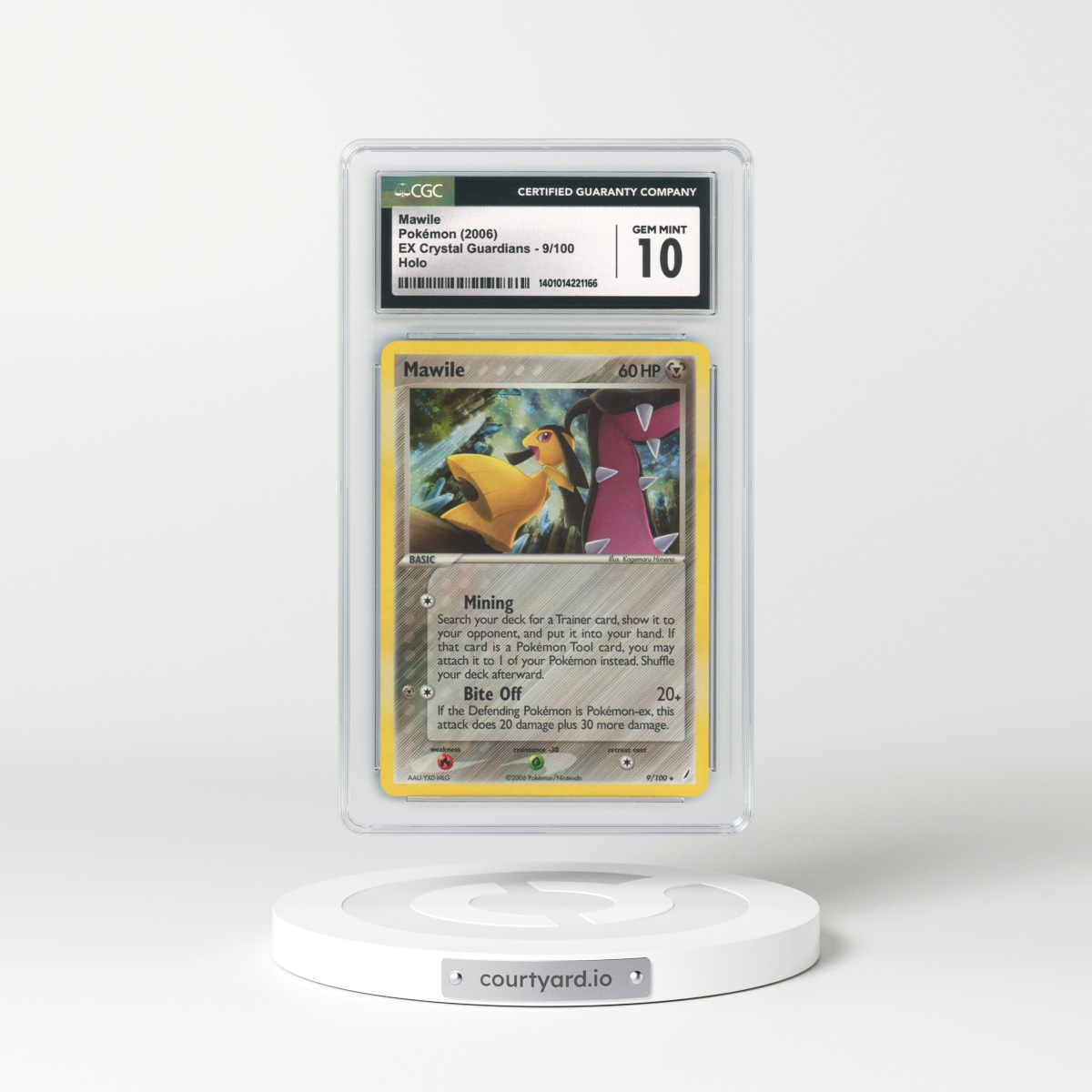 2006 EX Crystal Guardians #9 Mawile - Holo (CGC 10 GEM MINT)