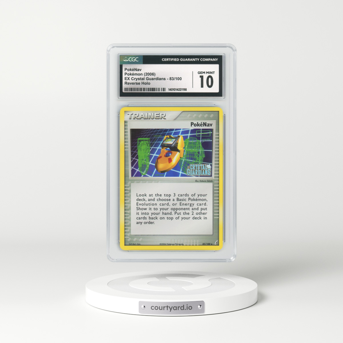 2006 EX Crystal Guardians #83 PokeNav - Holo (CGC 10 GEM MINT)