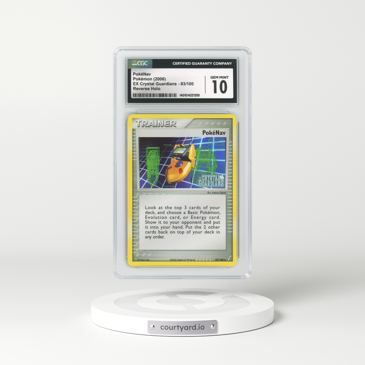 2006 EX Crystal Guardians #83 PokeNav - Holo (CGC 10 GEM MINT)