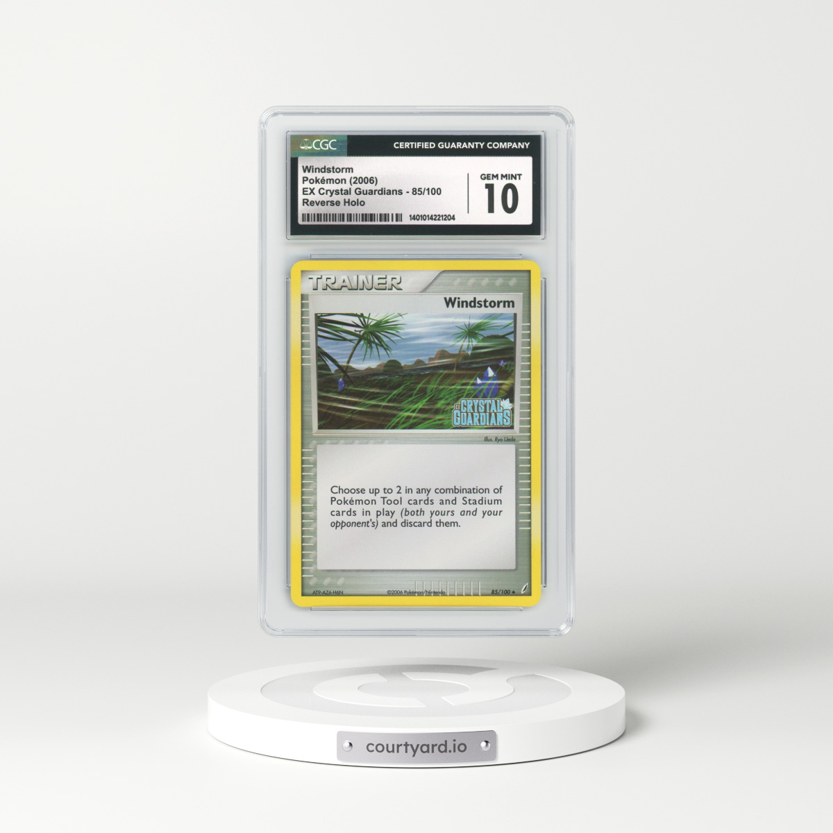 2006 EX Crystal Guardians #85 Windstorm - Holo (CGC 10 GEM MINT)