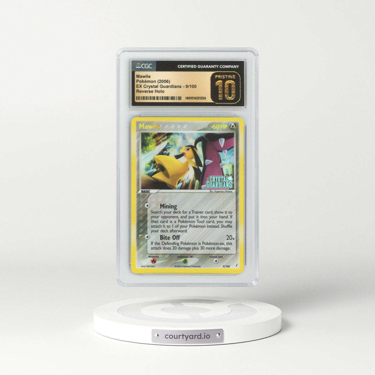 2006 EX Crystal Guardians #9 Mawile - Holo (CGC 10 PRISTINE)