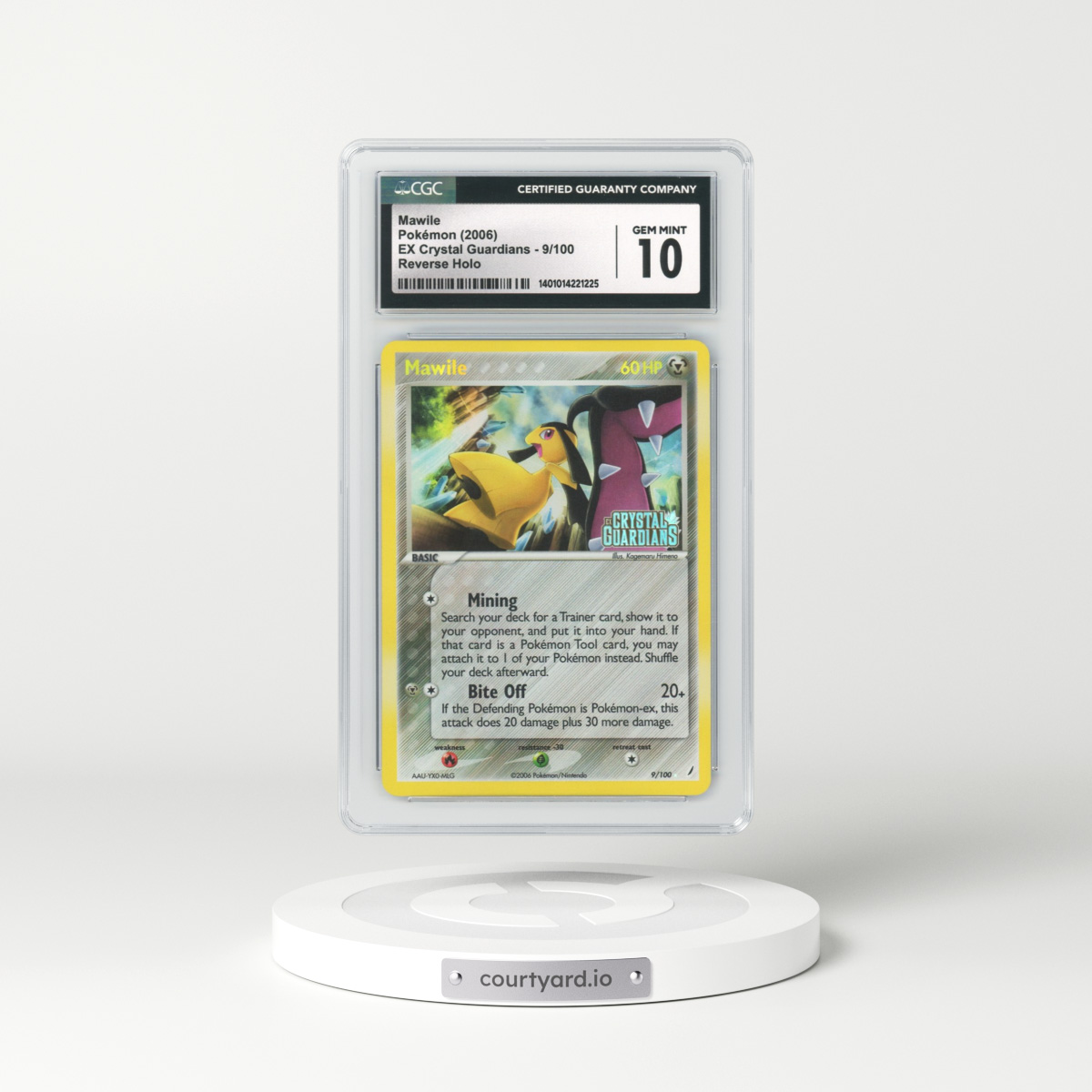 2006 EX Crystal Guardians #9 Mawile - Holo (CGC 10 GEM MINT)