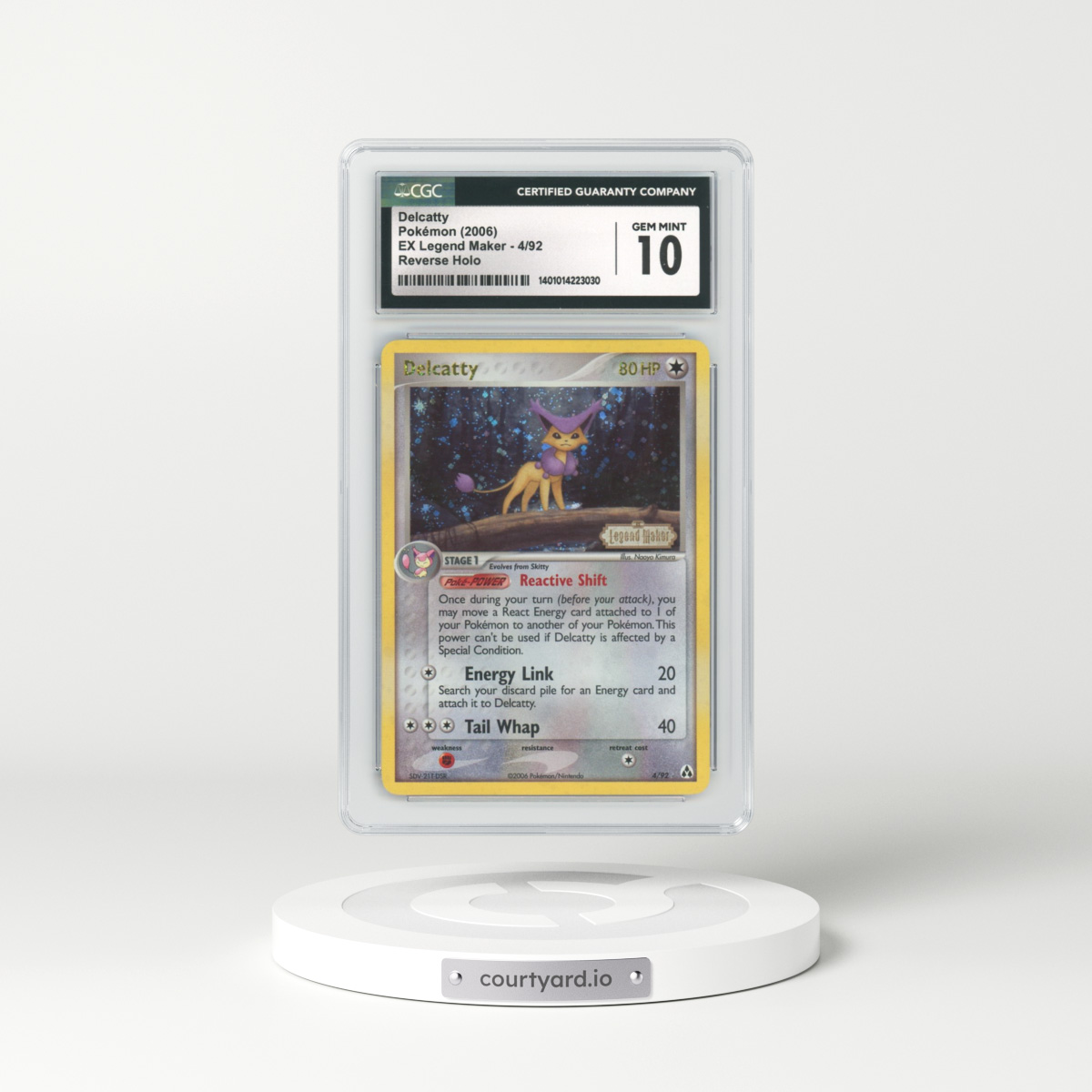 2006 EX Legend Maker #4 Delcatty - Holo (CGC 10 GEM MINT)