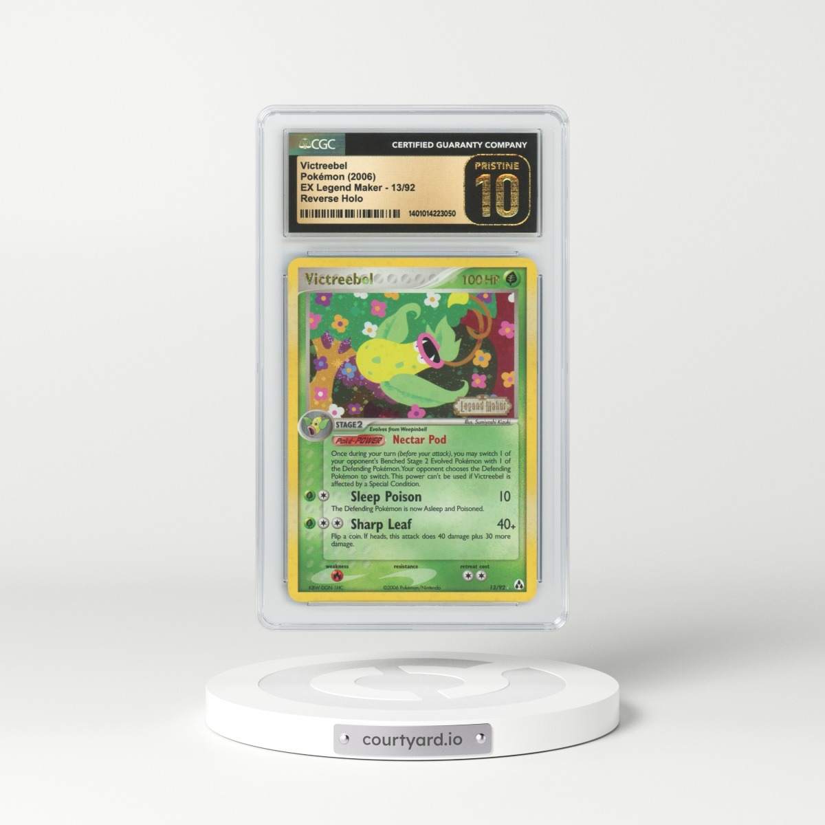 2006 EX Legend Maker #13 Victreebel - Holo (CGC 10 PRISTINE)