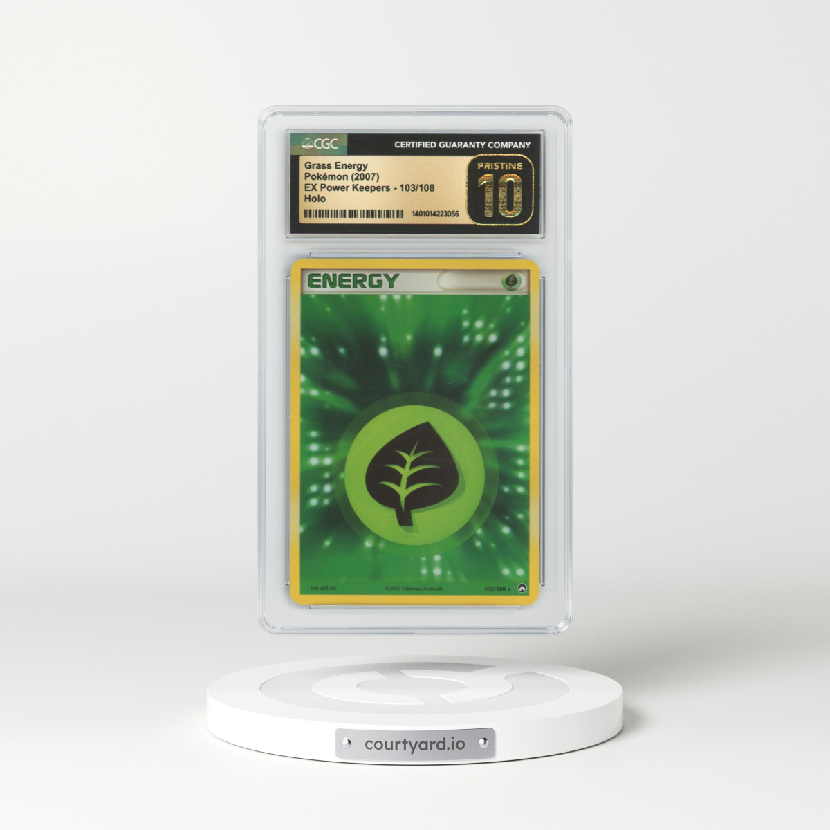 2007 EX Power Keepers #103 Grass Energy - Holo (CGC 10 PRISTINE)