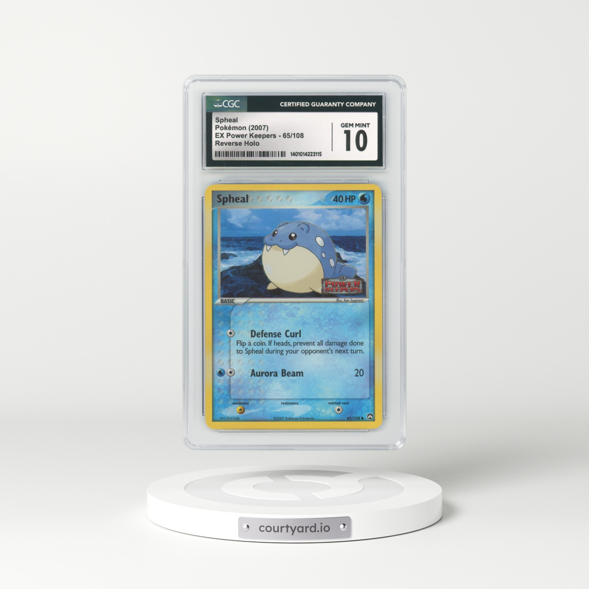 2007 EX Power Keepers #65 Spheal - Holo (CGC 10 GEM MINT)