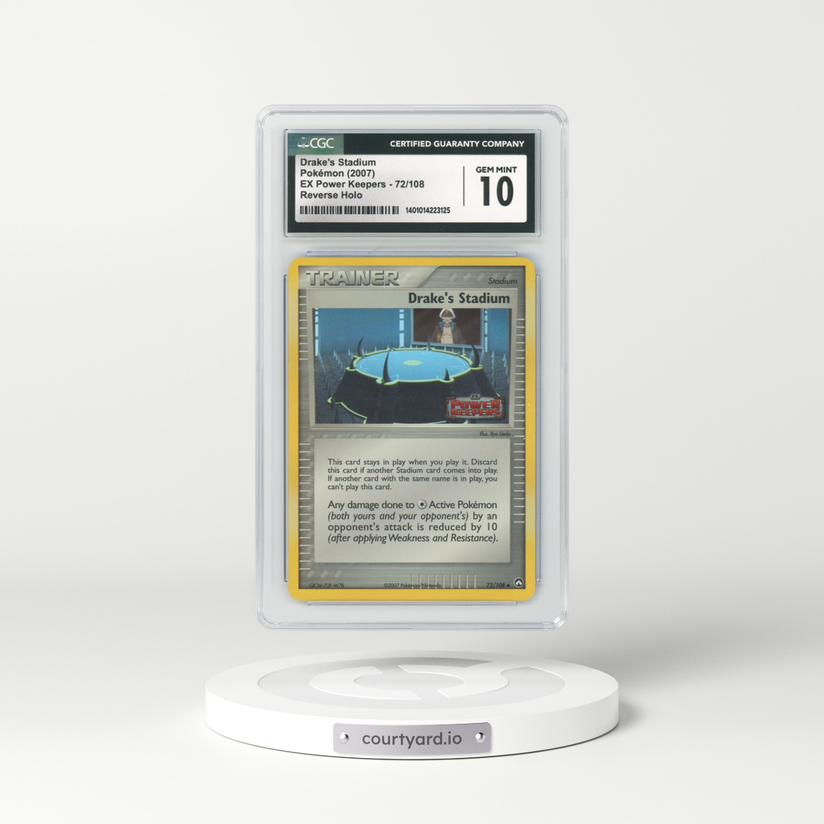 2007 EX Power Keepers #72 Drake's Stadium - Holo (CGC 10 GEM MINT)