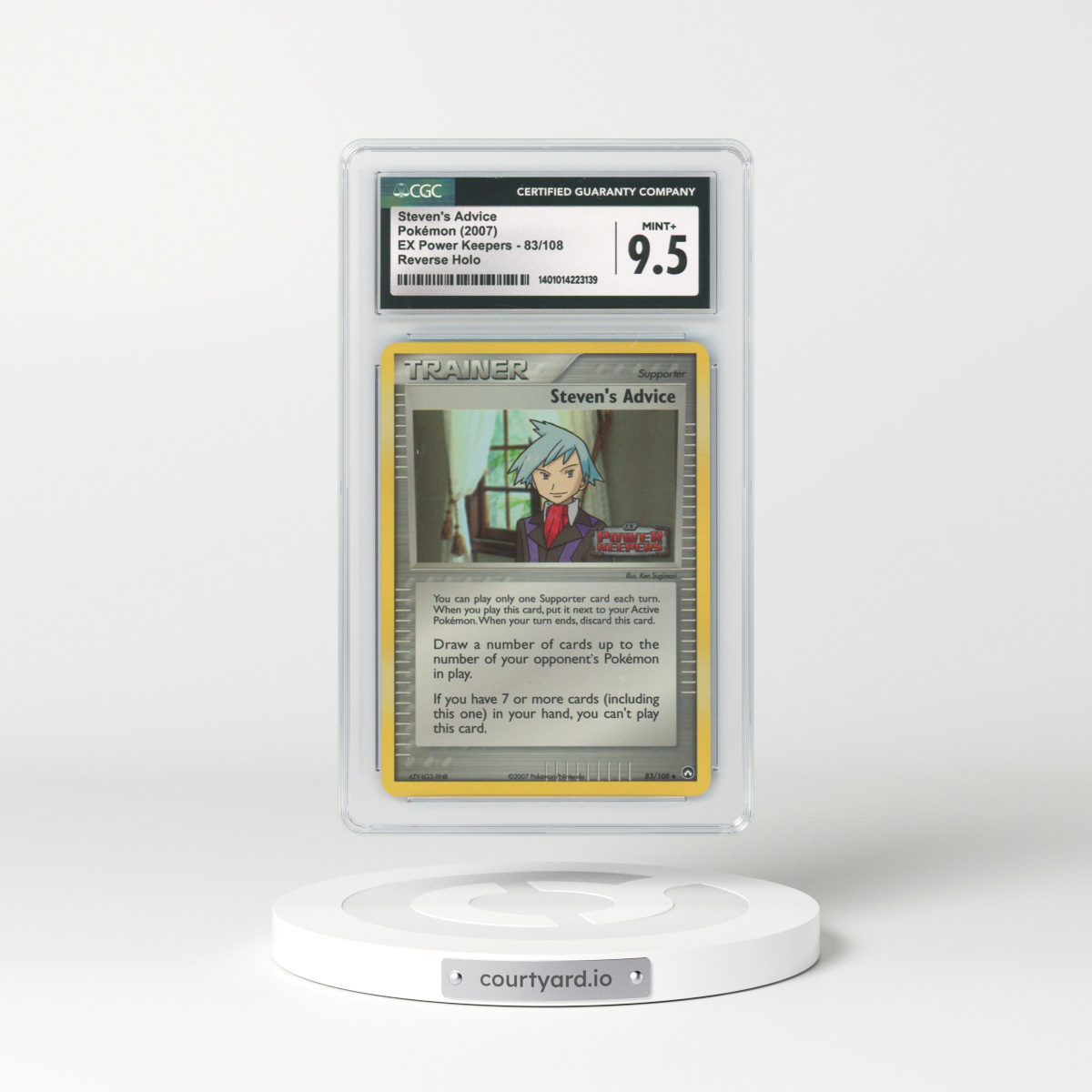 2007 EX Power Keepers #83 Steven's Advice - Holo (CGC 9.5 MINT+)