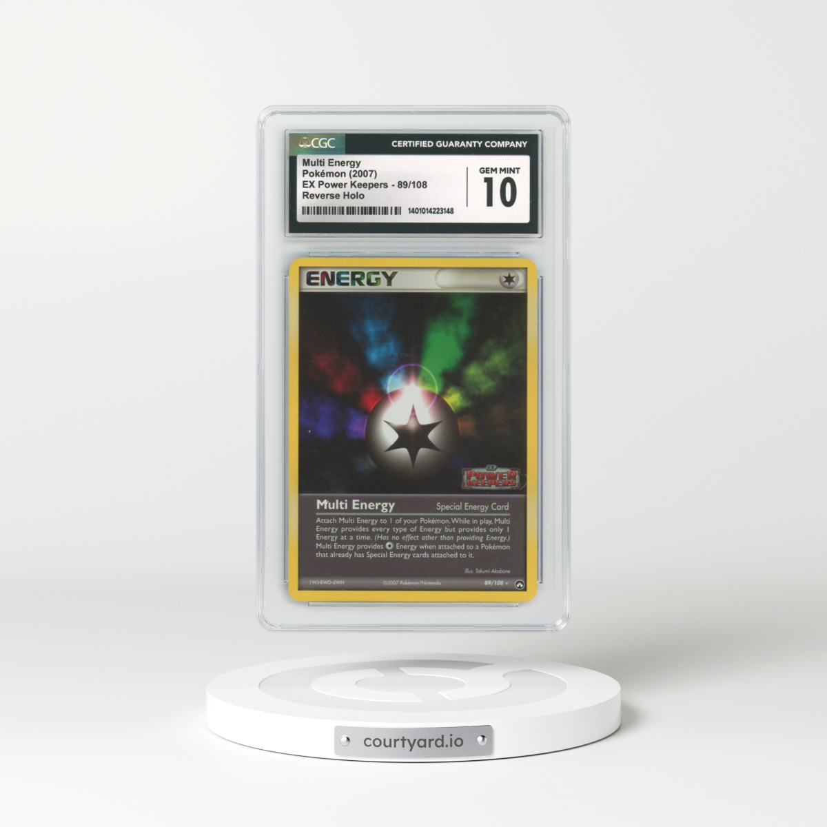 2007 EX Power Keepers #89 Multi Energy - Holo (CGC 10 GEM MINT)