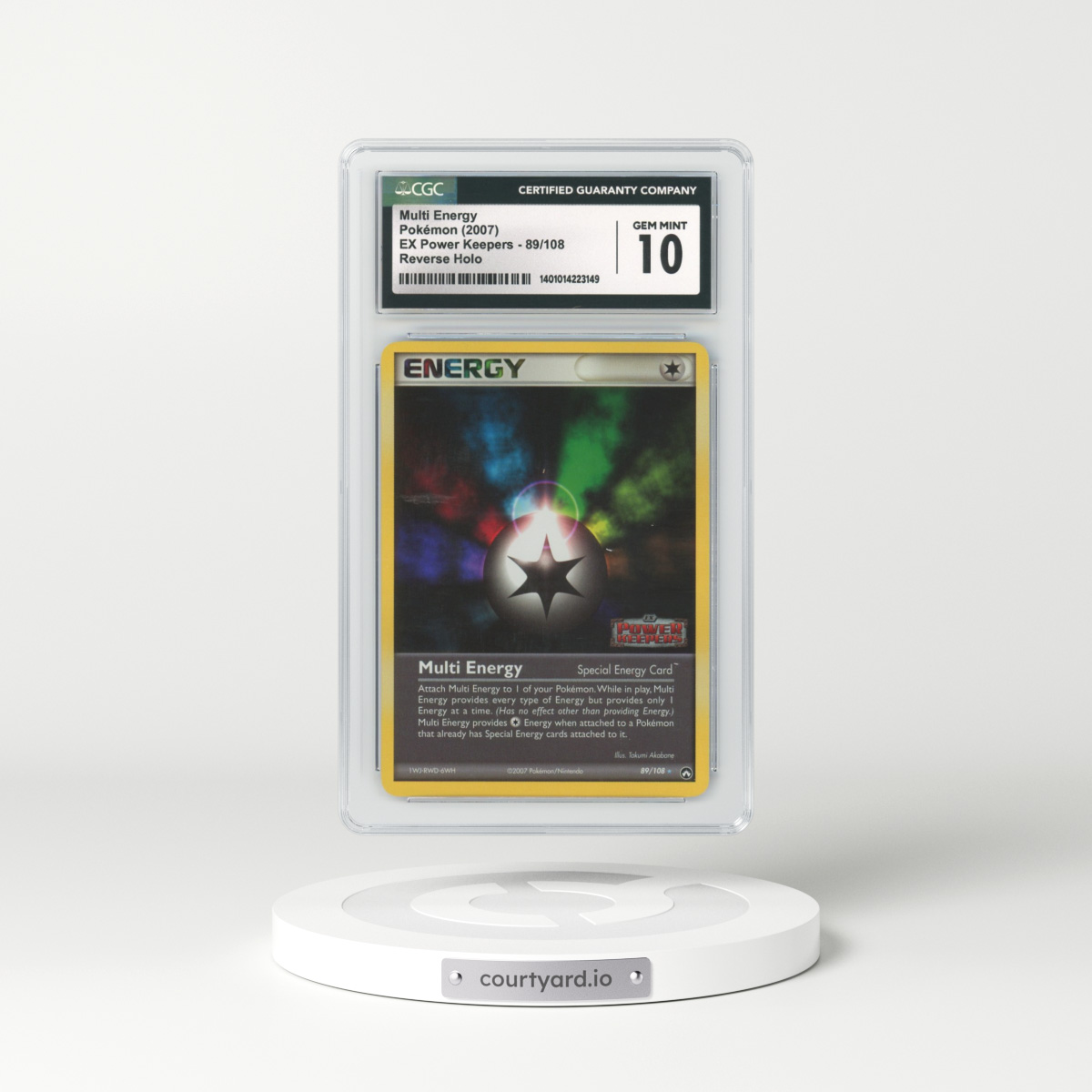 2007 EX Power Keepers #89 Multi Energy - Holo (CGC 10 GEM MINT)