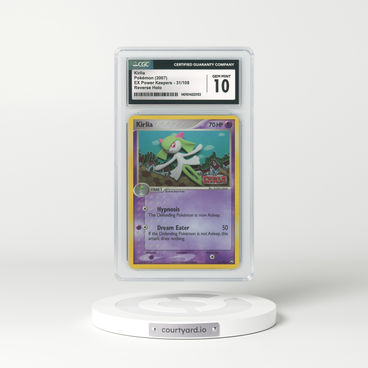 2007 EX Power Keepers #31 Kirlia - Holo (CGC 10 GEM MINT)