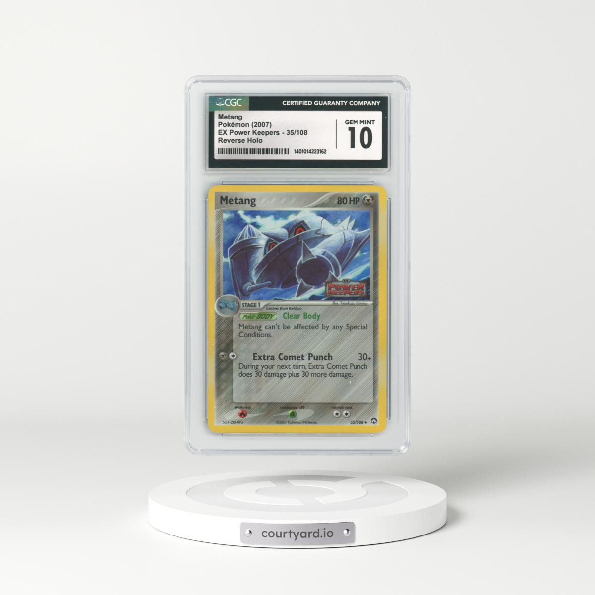 2007 EX Power Keepers #35 Metang - Holo (CGC 10 GEM MINT)