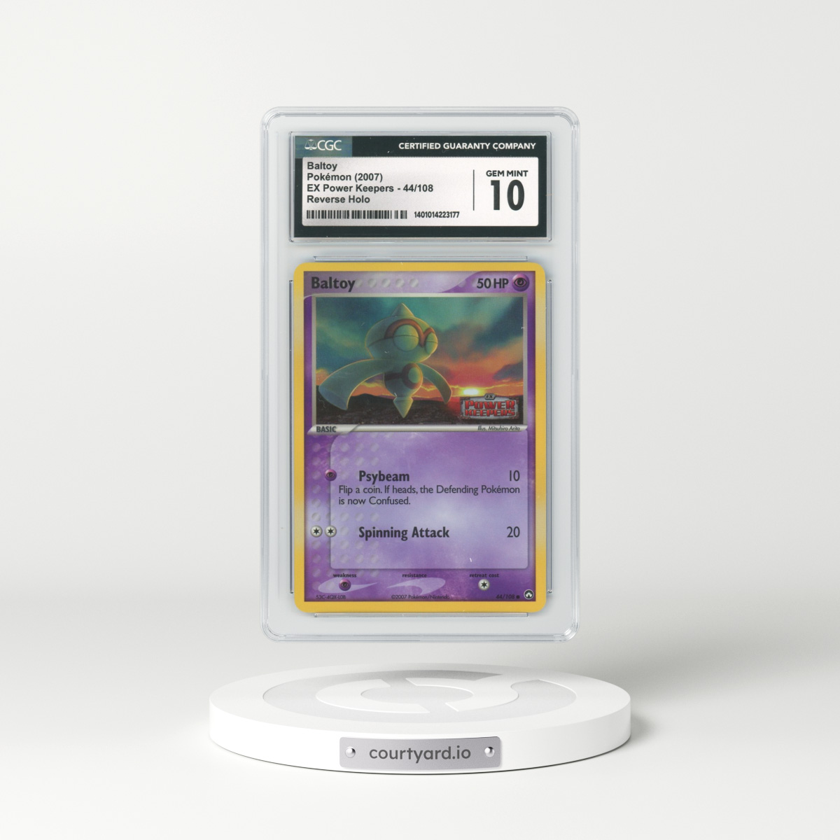 2007 EX Power Keepers #44 Baltoy - Holo (CGC 10 GEM MINT)
