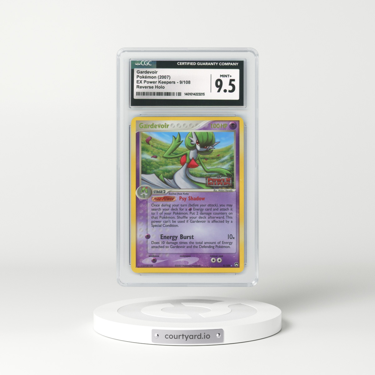 2007 EX Power Keepers #9 Gardevoir - Holo (CGC 9.5 MINT+)