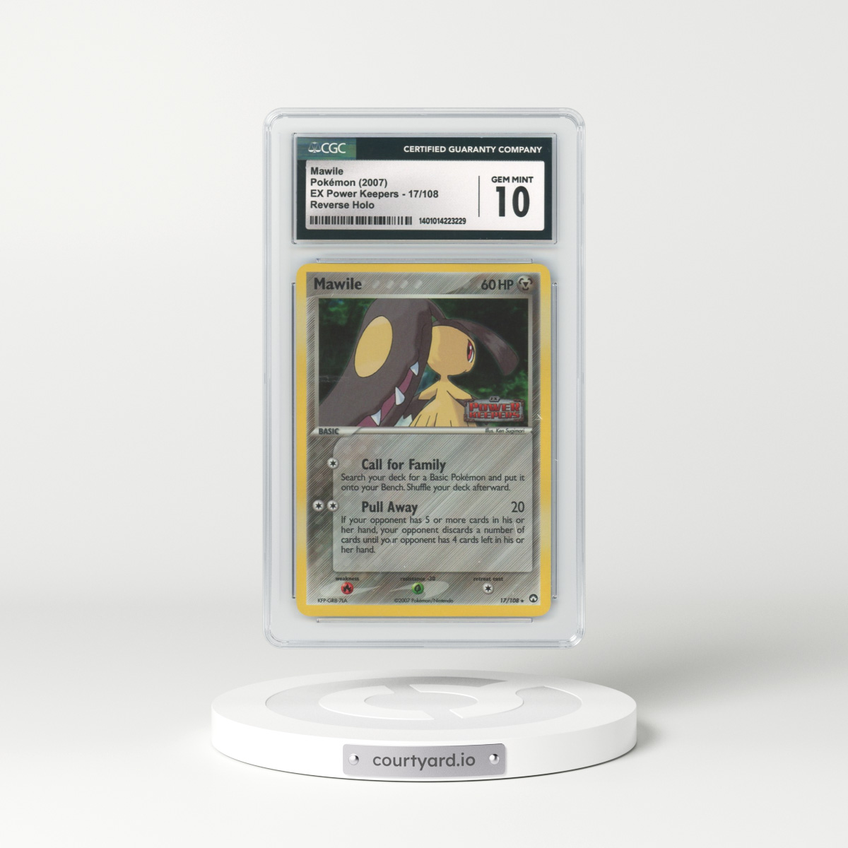 2007 EX Power Keepers #17 Mawile - Holo (CGC 10 GEM MINT)