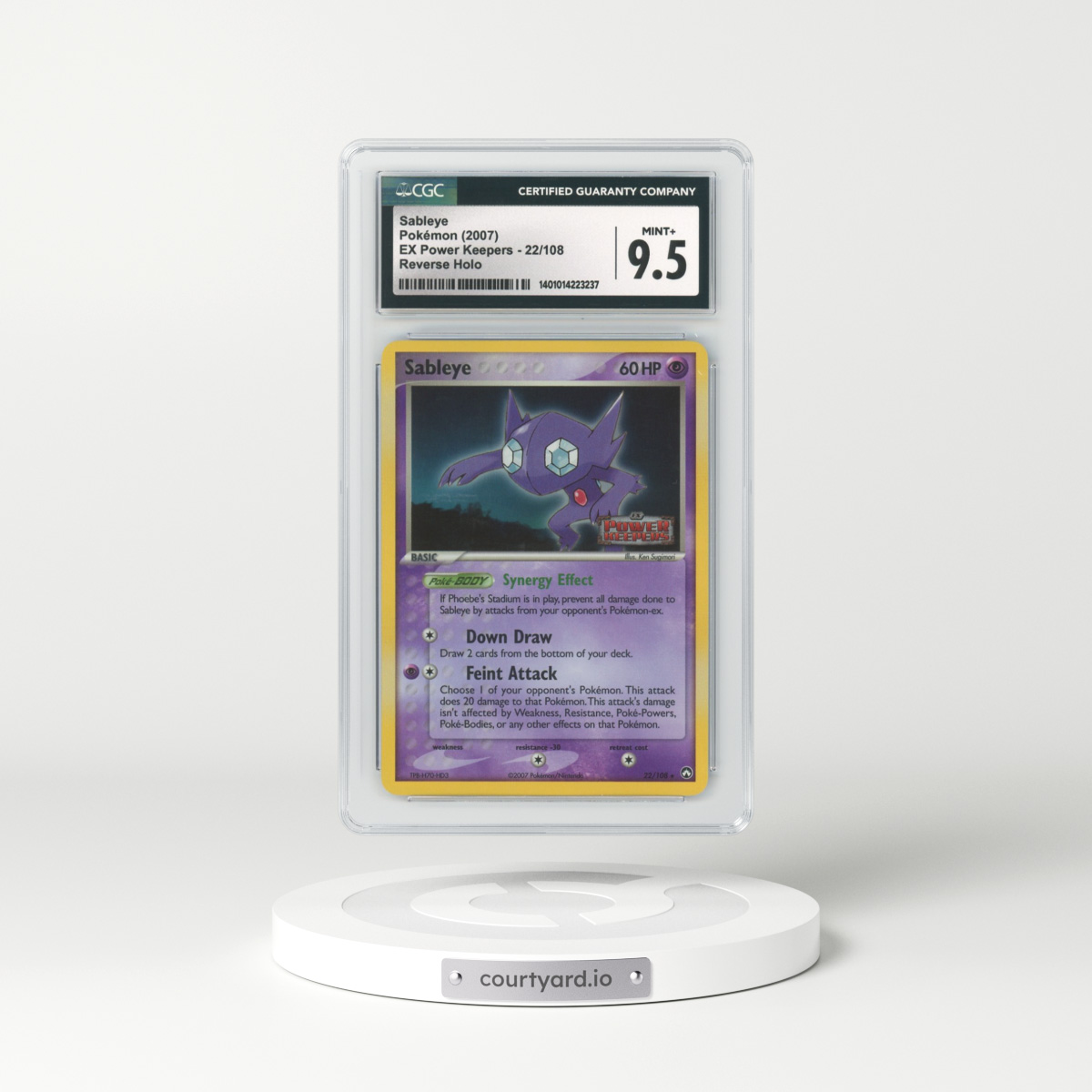 2007 EX Power Keepers #22 Sableye - Holo (CGC 9.5 MINT+)