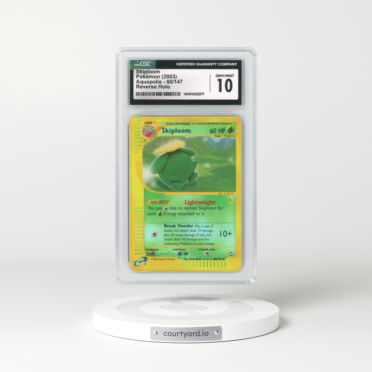 2003 Aquapolis #60 Skiploom - Holo (CGC 10 GEM MINT)