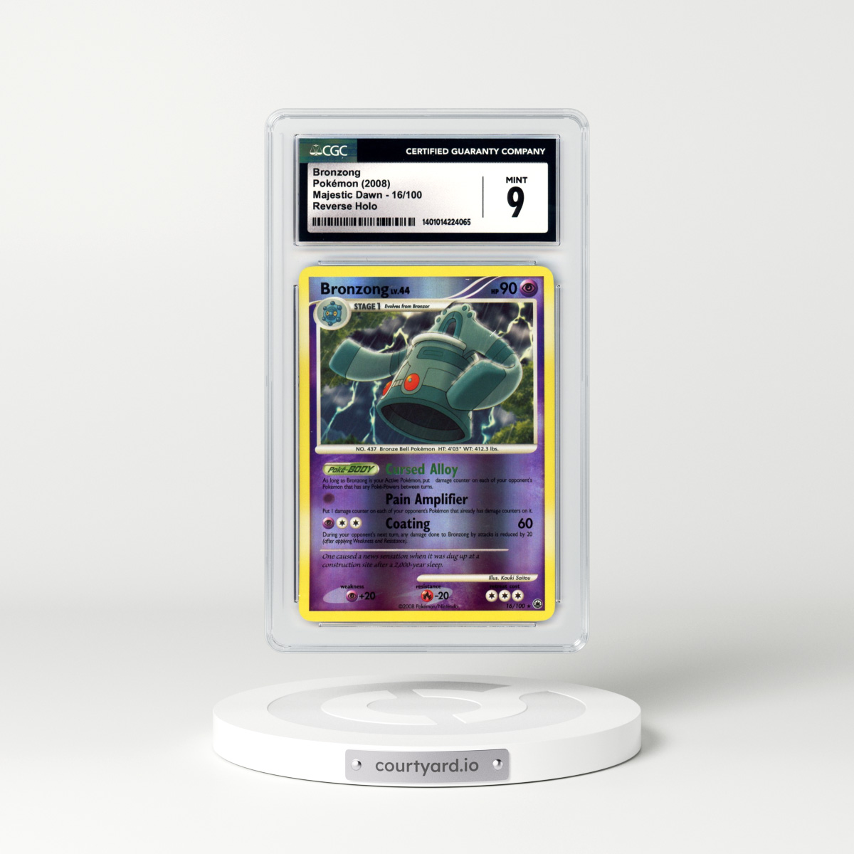 2008 Majestic Dawn #16 Bronzong - Holo (CGC 9 MINT)