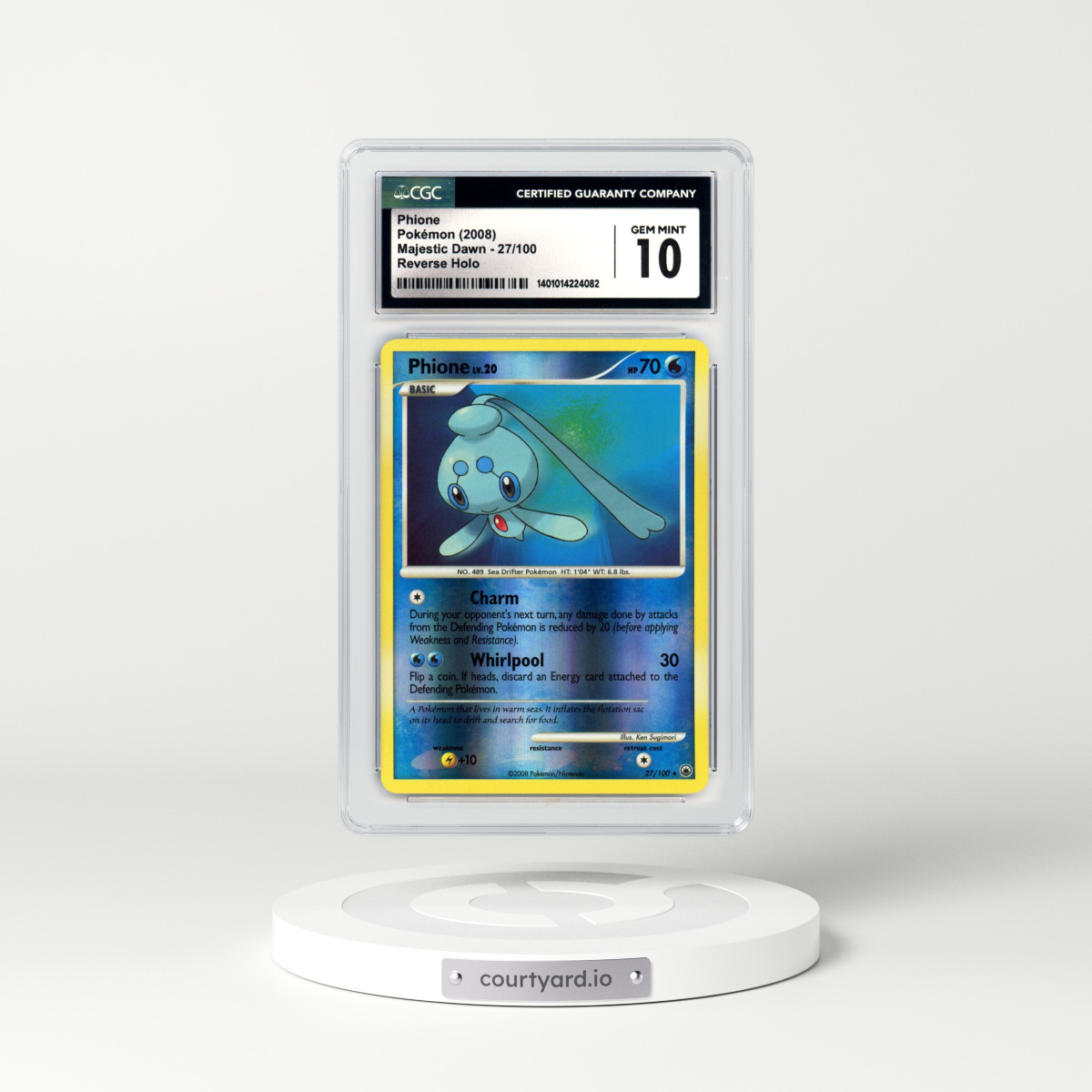 2008 Majestic Dawn #27 Phione - Holo (CGC 10 GEM MINT)