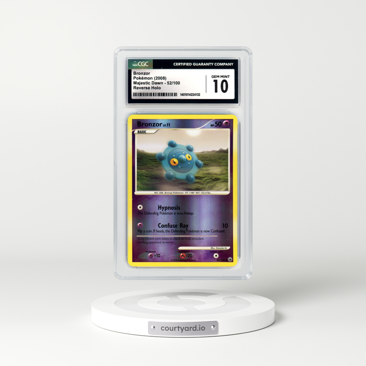 2008 Majestic Dawn #52 Bronzor - Holo (CGC 10 GEM MINT)