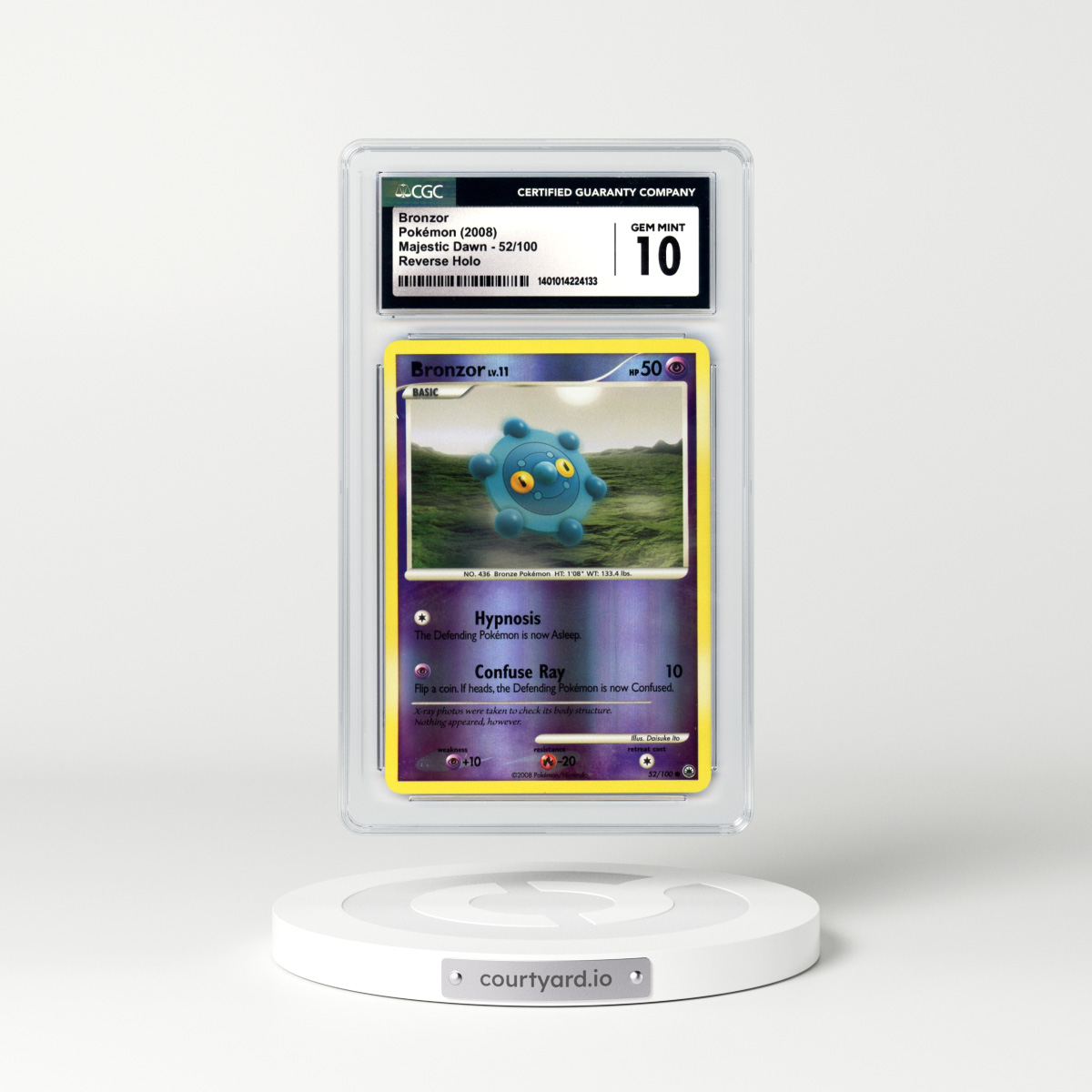 2008 Majestic Dawn #52 Bronzor - Holo (CGC 10 GEM MINT)