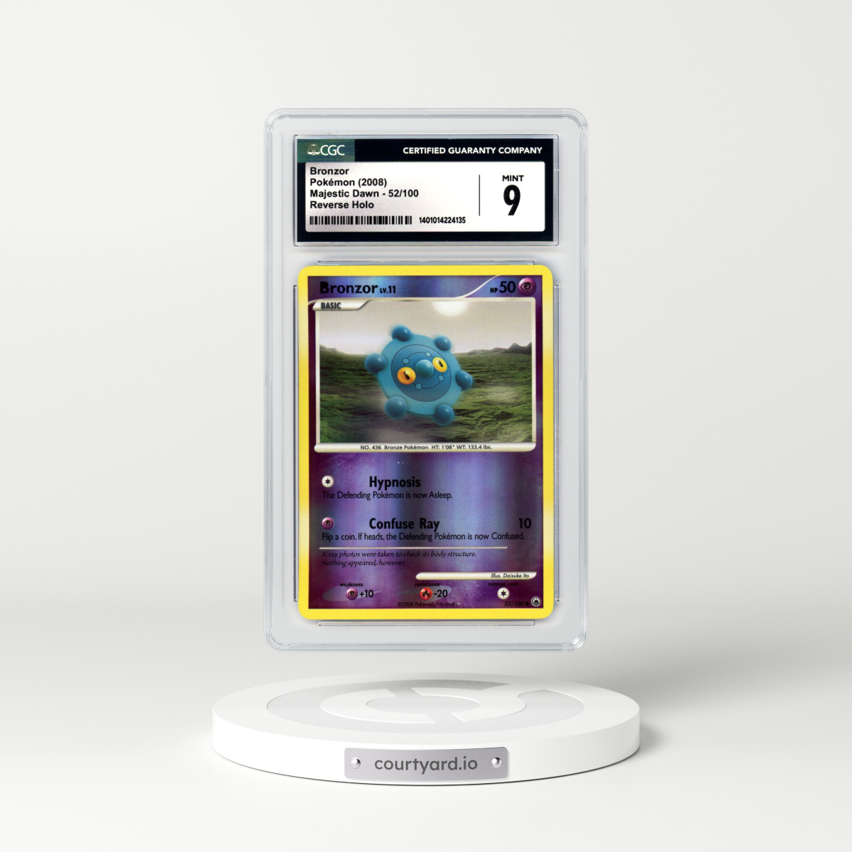 2008 Majestic Dawn #52 Bronzor - Holo (CGC 9 MINT)