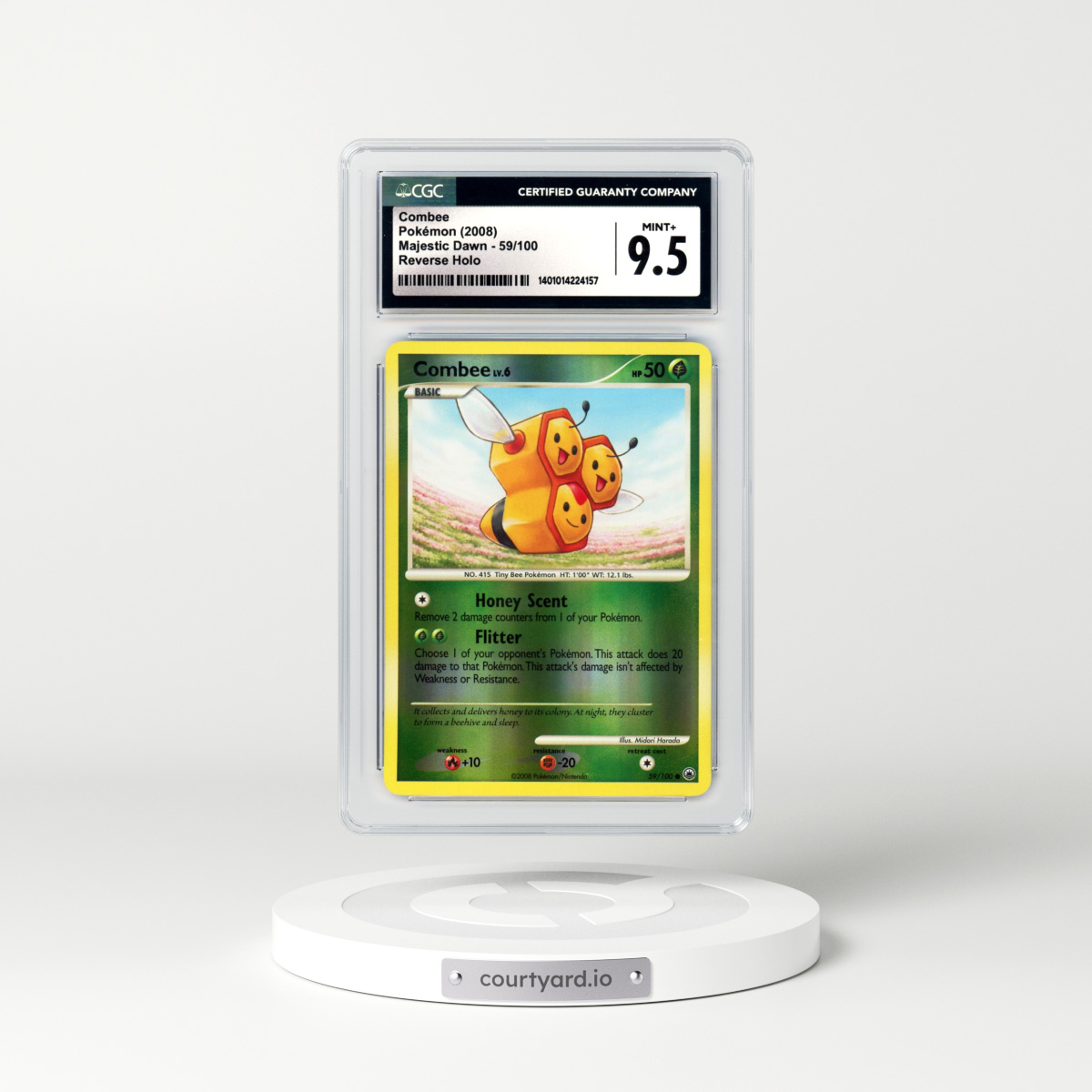 2008 Majestic Dawn #59 Combee - Holo (CGC 9.5 MINT+)