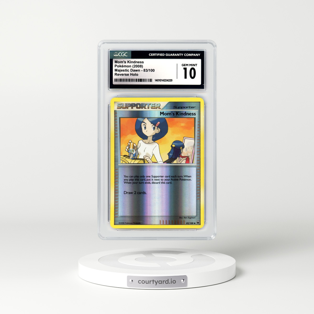 2008 Majestic Dawn #83 Mom's Kindness - Holo (CGC 10 GEM MINT)