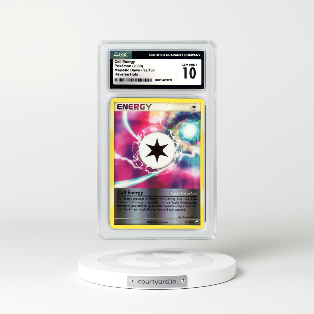 2008 Majestic Dawn #92 Call Energy - Holo (CGC 10 GEM MINT)