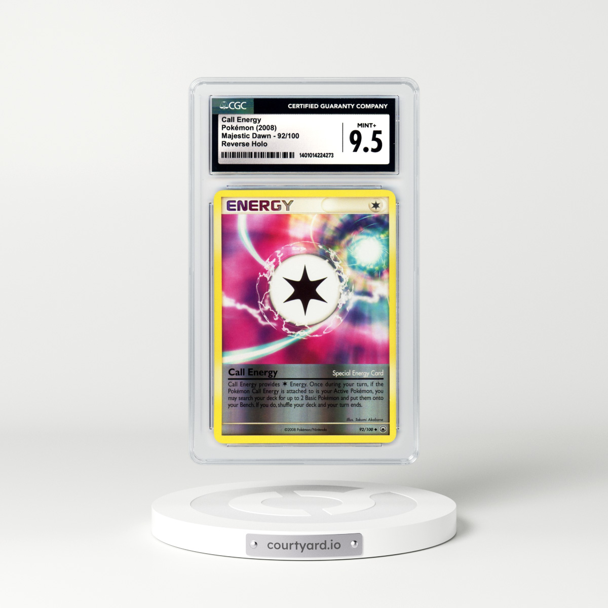 2008 Majestic Dawn #92 Call Energy - Holo (CGC 9.5 MINT+)