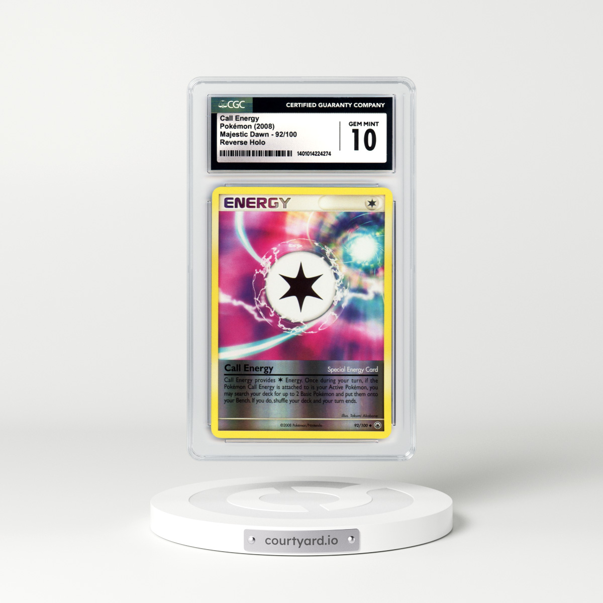 2008 Majestic Dawn #92 Call Energy - Holo (CGC 10 GEM MINT)