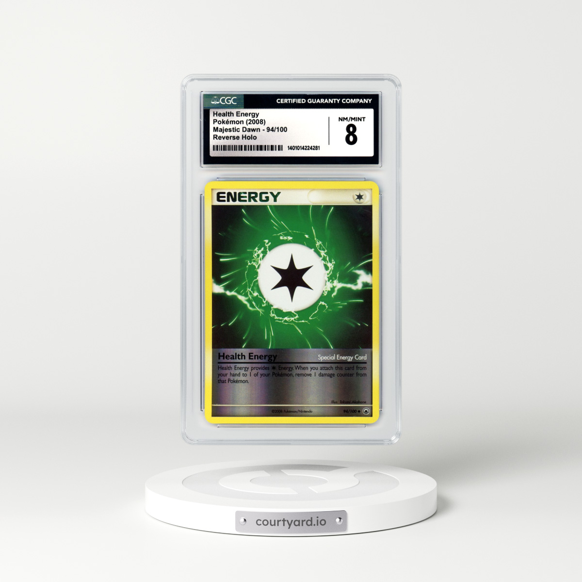 2008 Majestic Dawn #94 Health Energy - Holo (CGC 8 NM-MT)