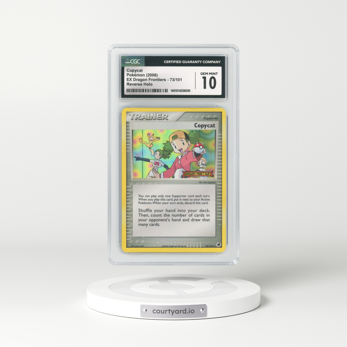 2006 EX Dragon Frontiers #73 Copycat - Holo (CGC 10 GEM MINT)