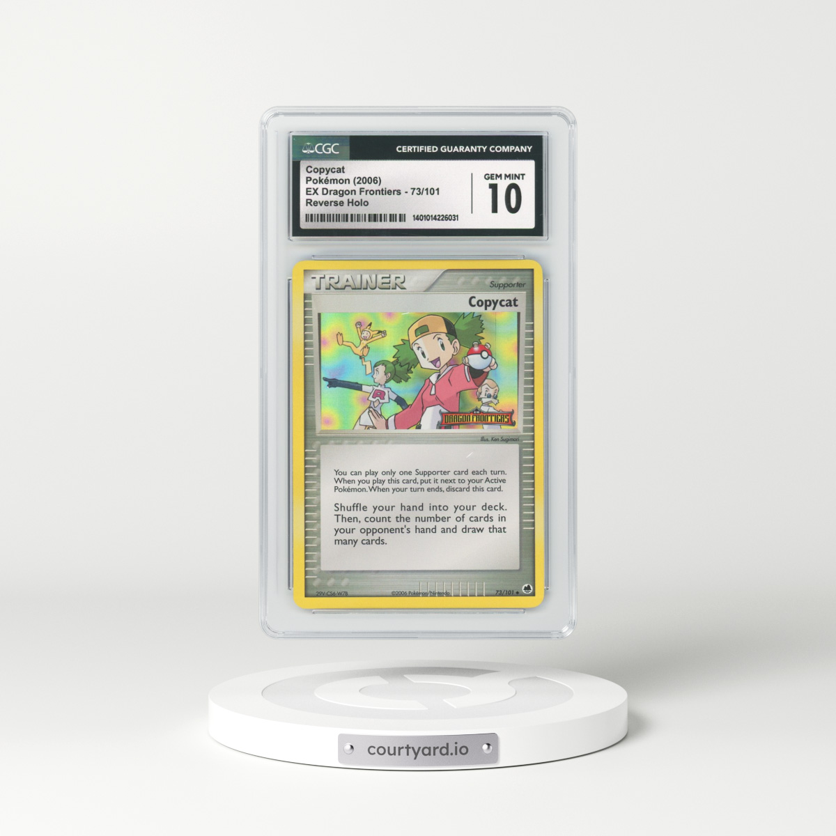 2006 EX Dragon Frontiers #73 Copycat - Holo (CGC 10 GEM MINT)