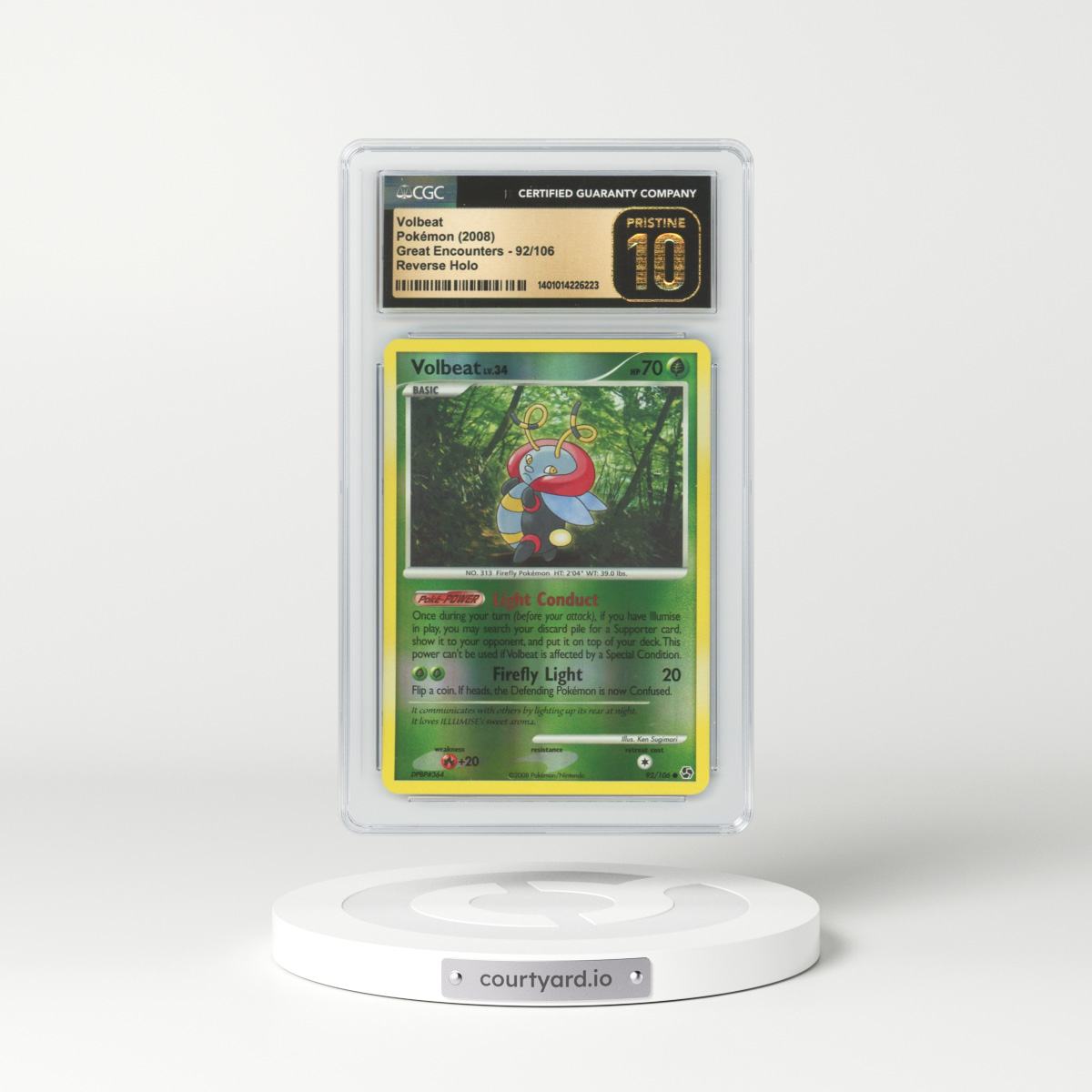 2008 Great Encounters #92 Volbeat - Holo (CGC 10 PRISTINE)