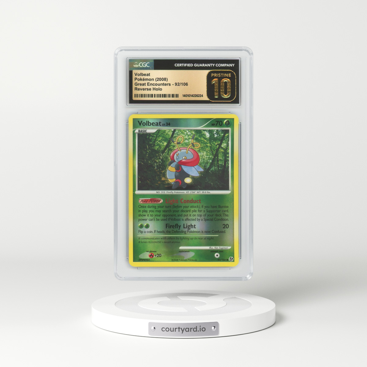 2008 Great Encounters #92 Volbeat - Holo (CGC 10 PRISTINE)